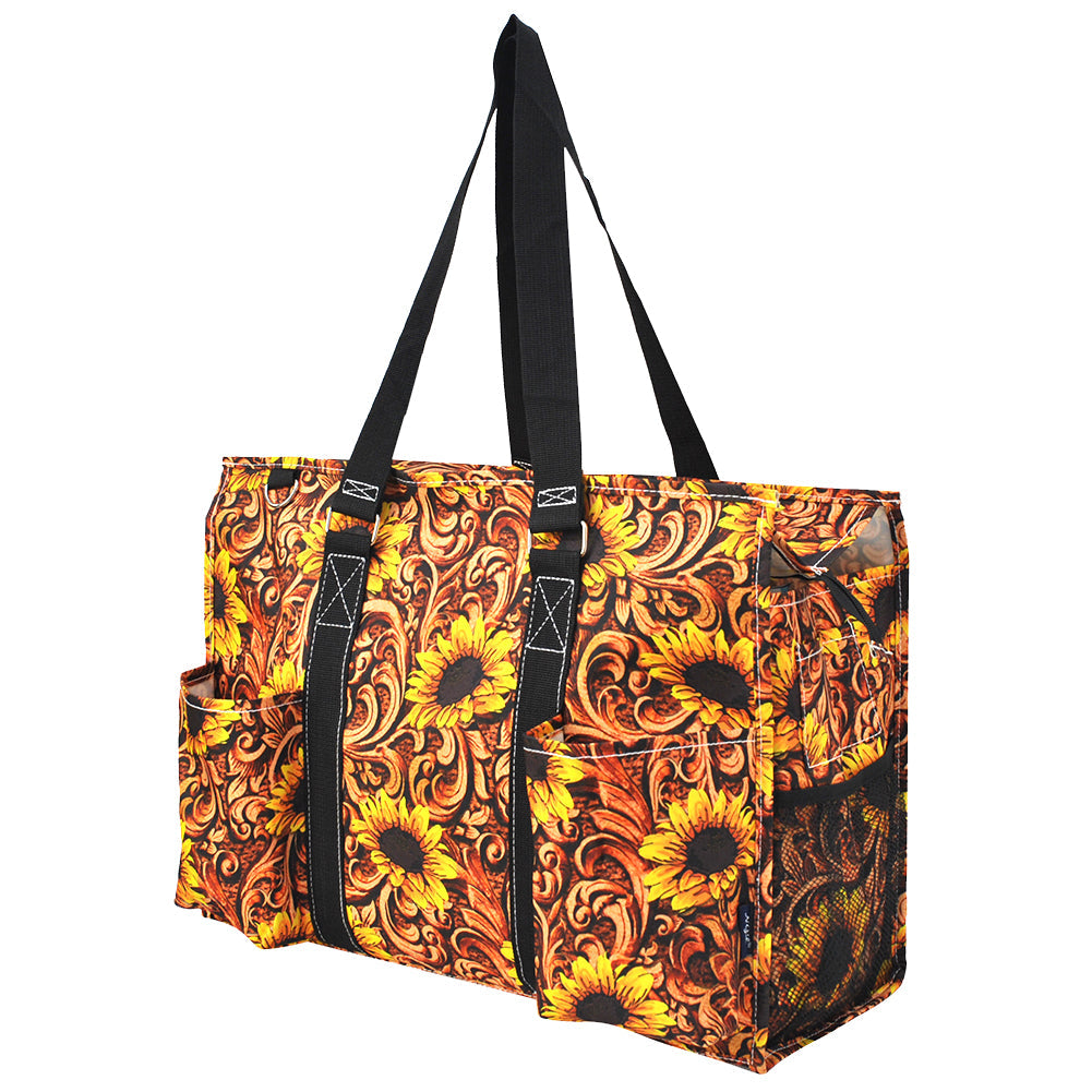 Zippered Caddy Large Organizer Tote Bag