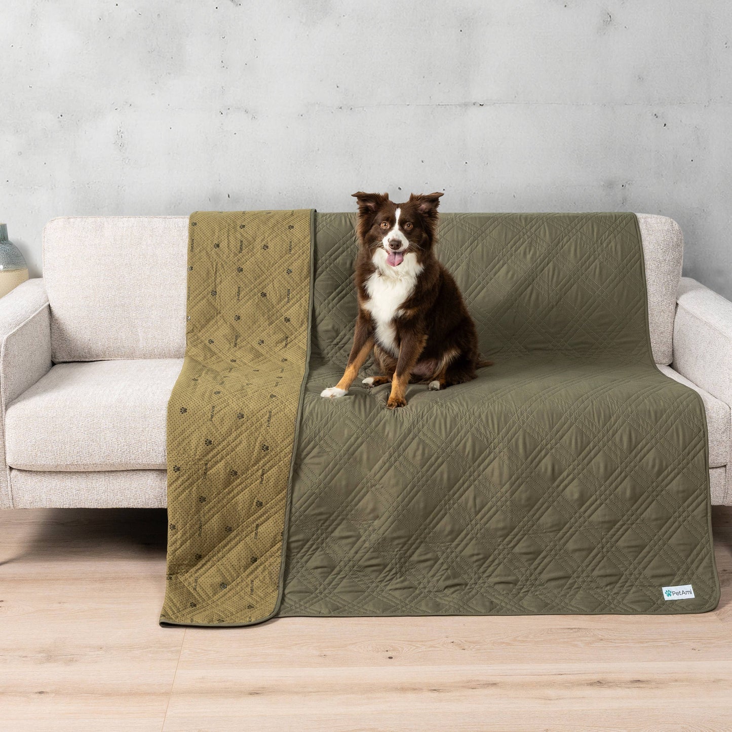 Waterproof Pet Furniture Cover Couch Protector: Gray / X-Large - 82" x 102"