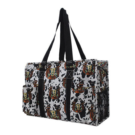 Zippered Caddy Large Organizer Tote Bag