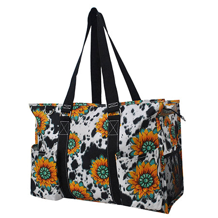 Zippered Caddy Large Organizer Tote Bag