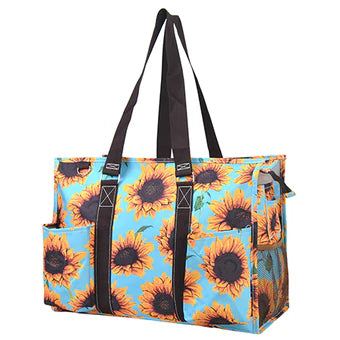 Zippered Caddy Large Organizer Tote Bag