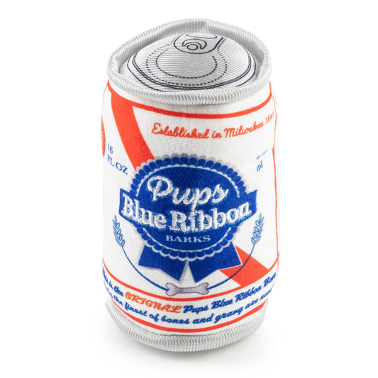 Pups Blue Ribbon Can | Squeaker Dog Toy