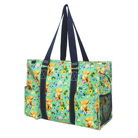 Zippered Caddy Large Organizer Tote Bag