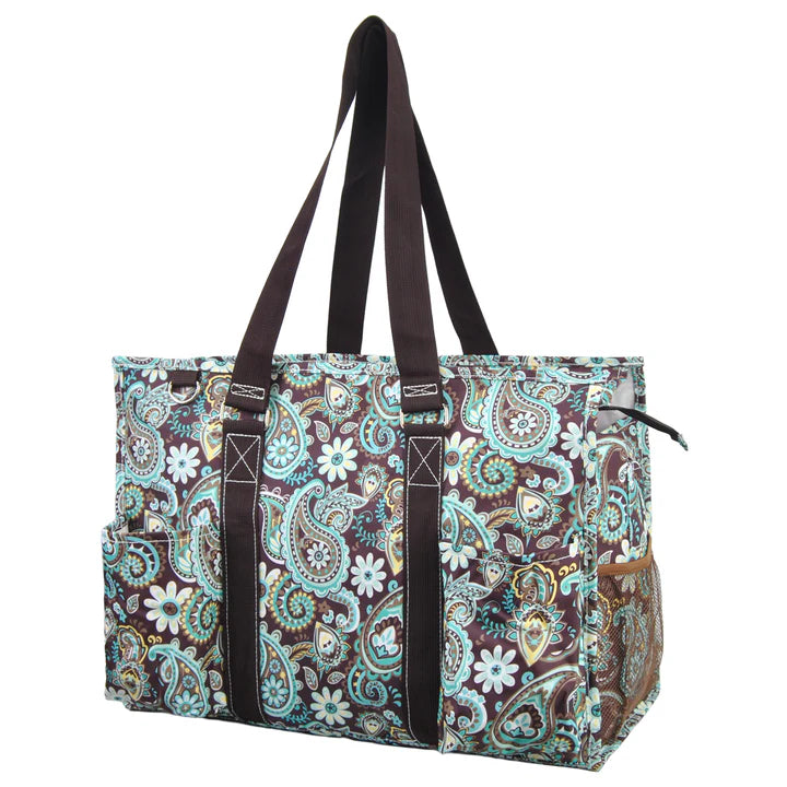 Zippered Caddy Large Organizer Tote Bag