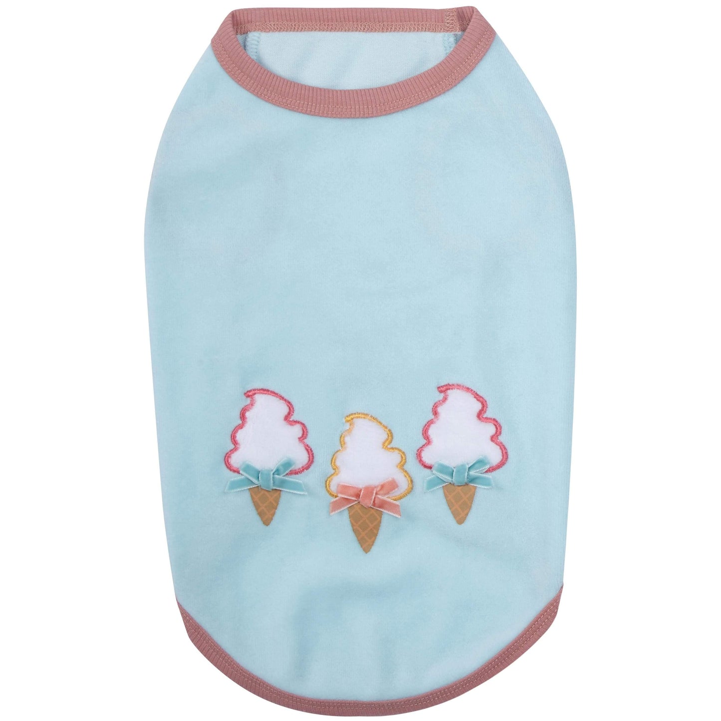 Pajamas | Summer Vacation Ice Cream Essential Dog Shirts, 2 Pack: Perfect Wardrobe / 14"