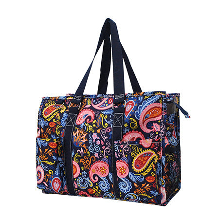 Zippered Caddy Organizer Tote Bag