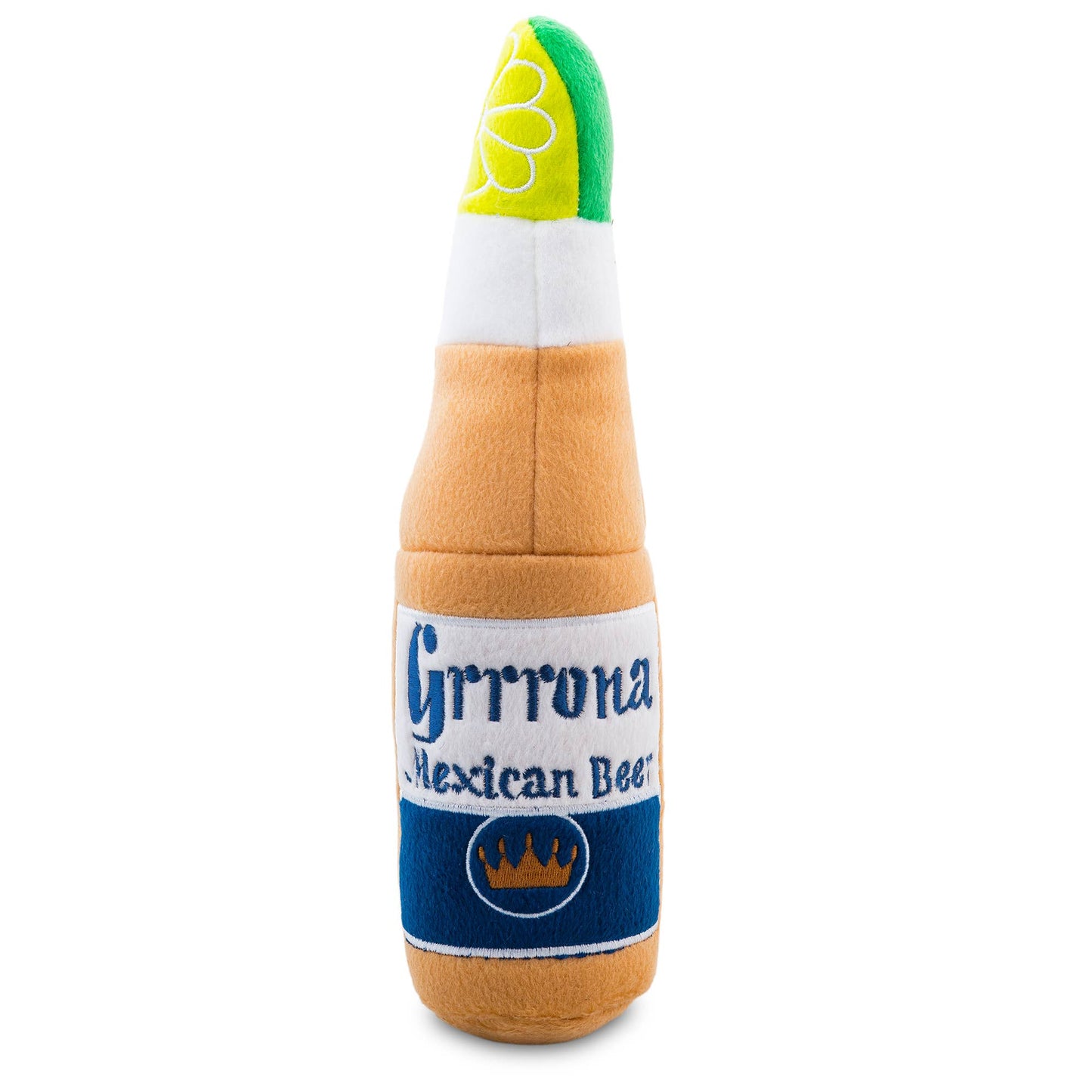 Grrrona Beer Bottle  | Squeaker Dog Toy: Large