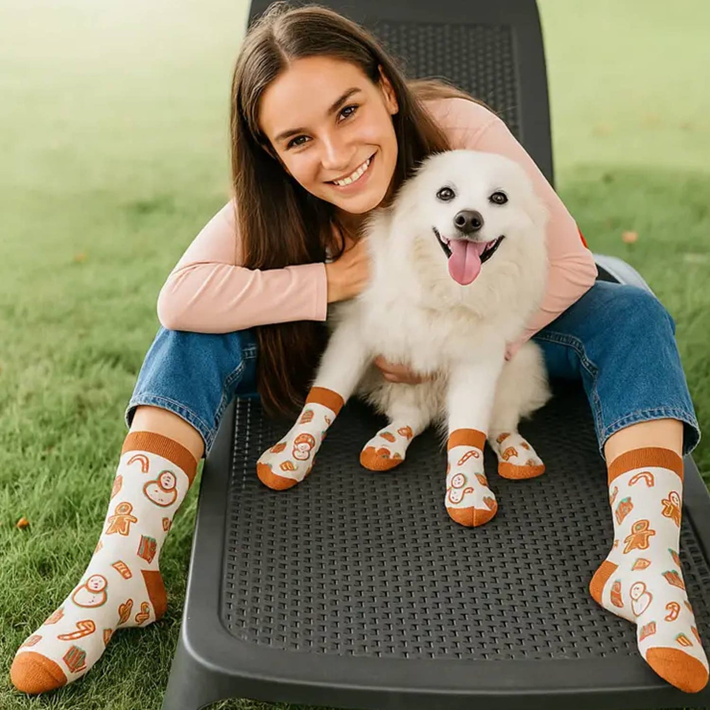 Matching Pet And Owner Fun Socks: Strawberry