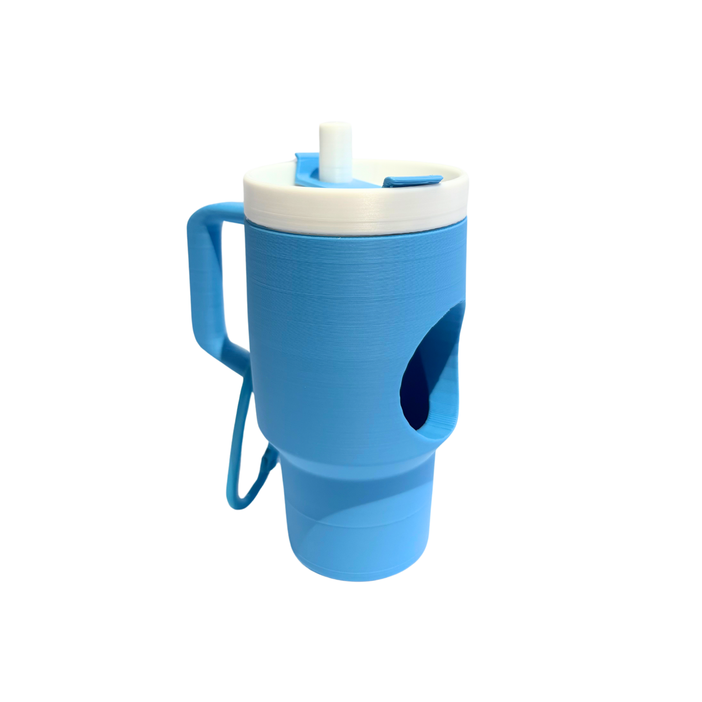 Tumbler Dog Waste Bag Holder: Purple