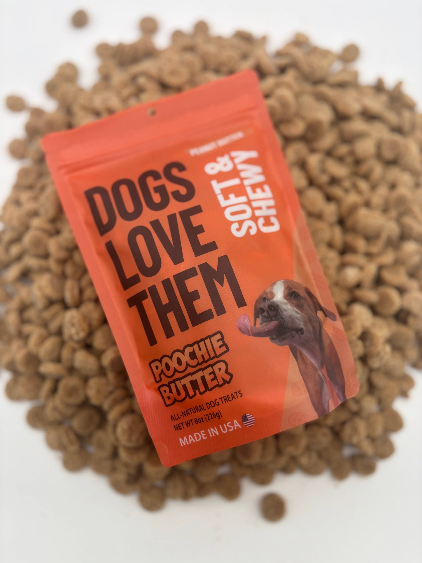 Peanut Butter Soft & Chewy Dog Treats 8oz