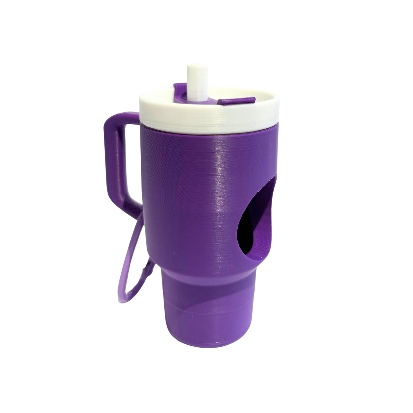 Tumbler Dog Waste Bag Holder: Pink