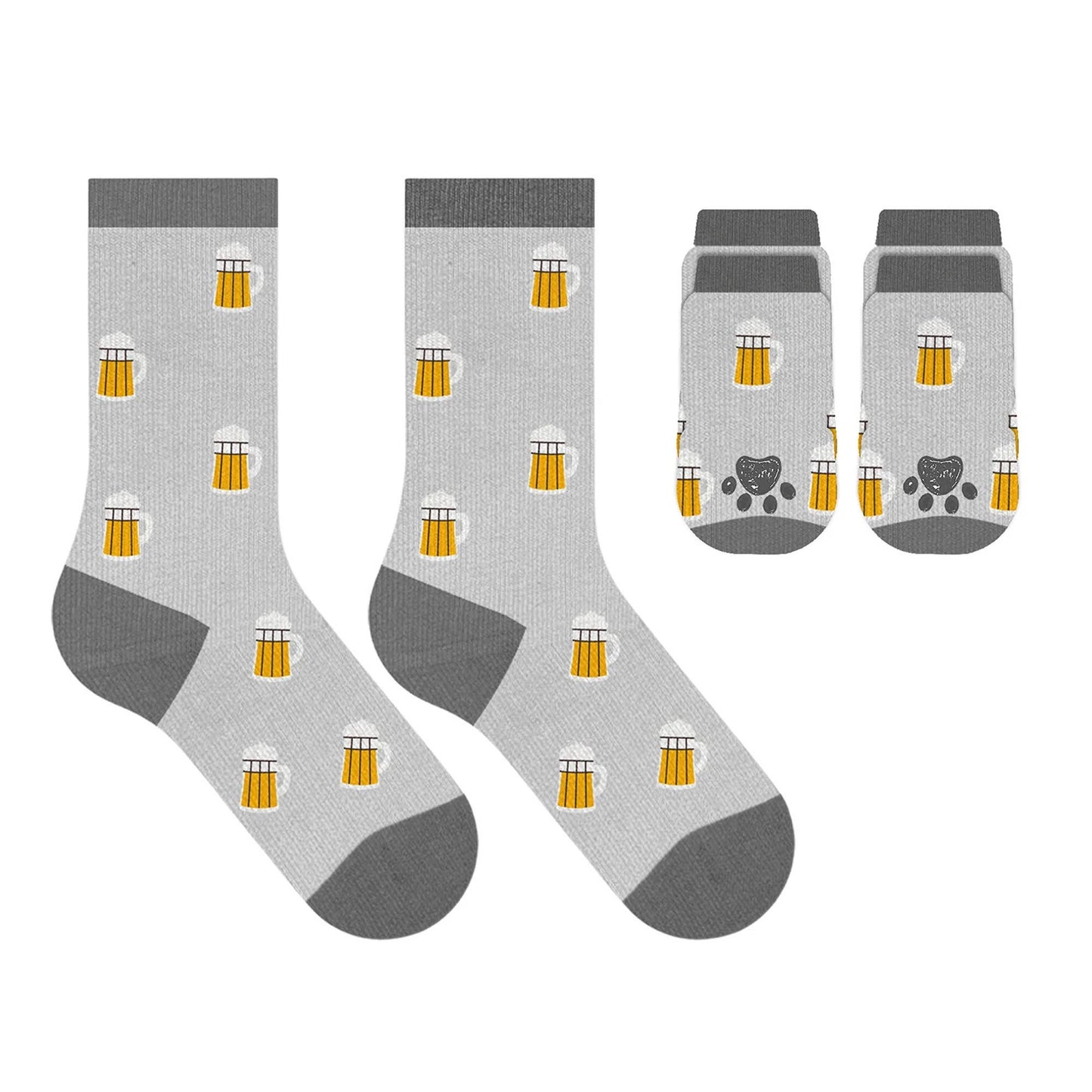 Matching Pet And Owner Fun Socks: Strawberry