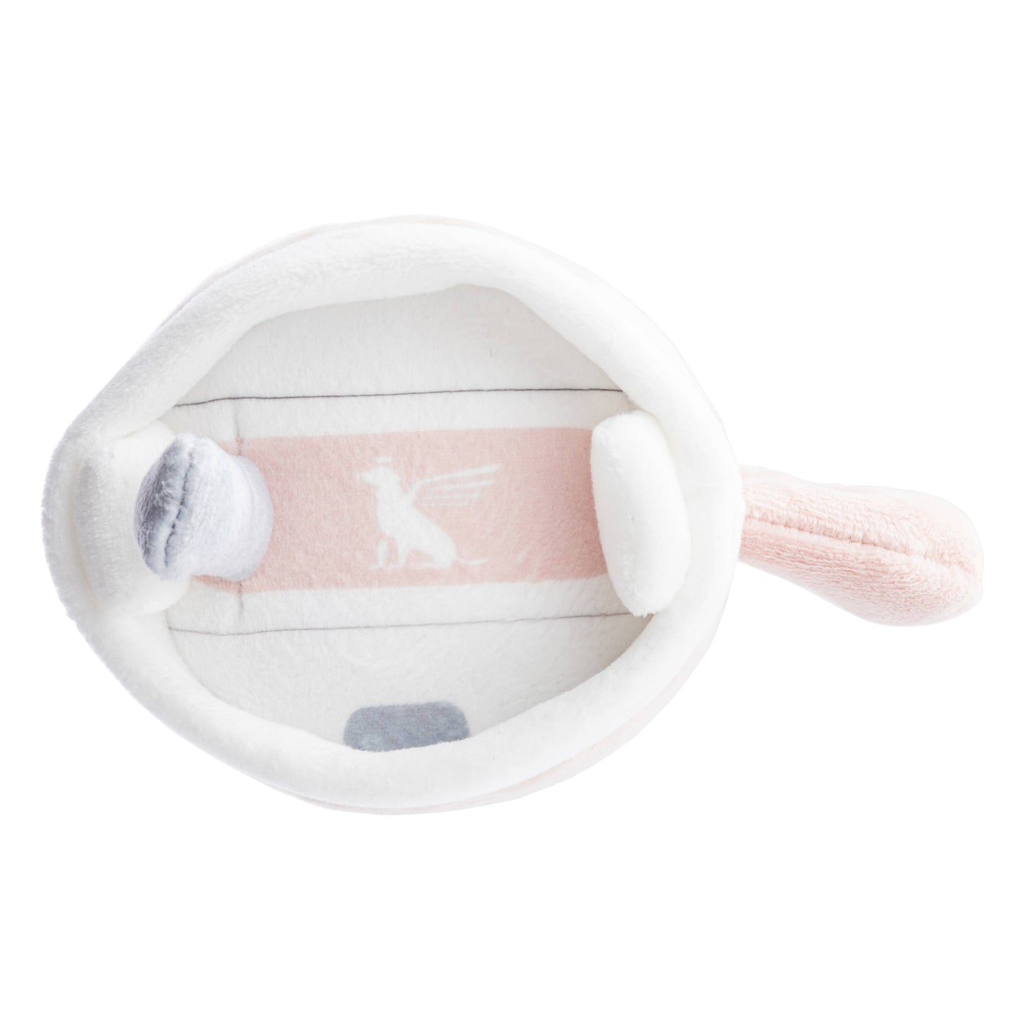 Snuggly Cup - Blush | Plush Squeaker Dog Toy