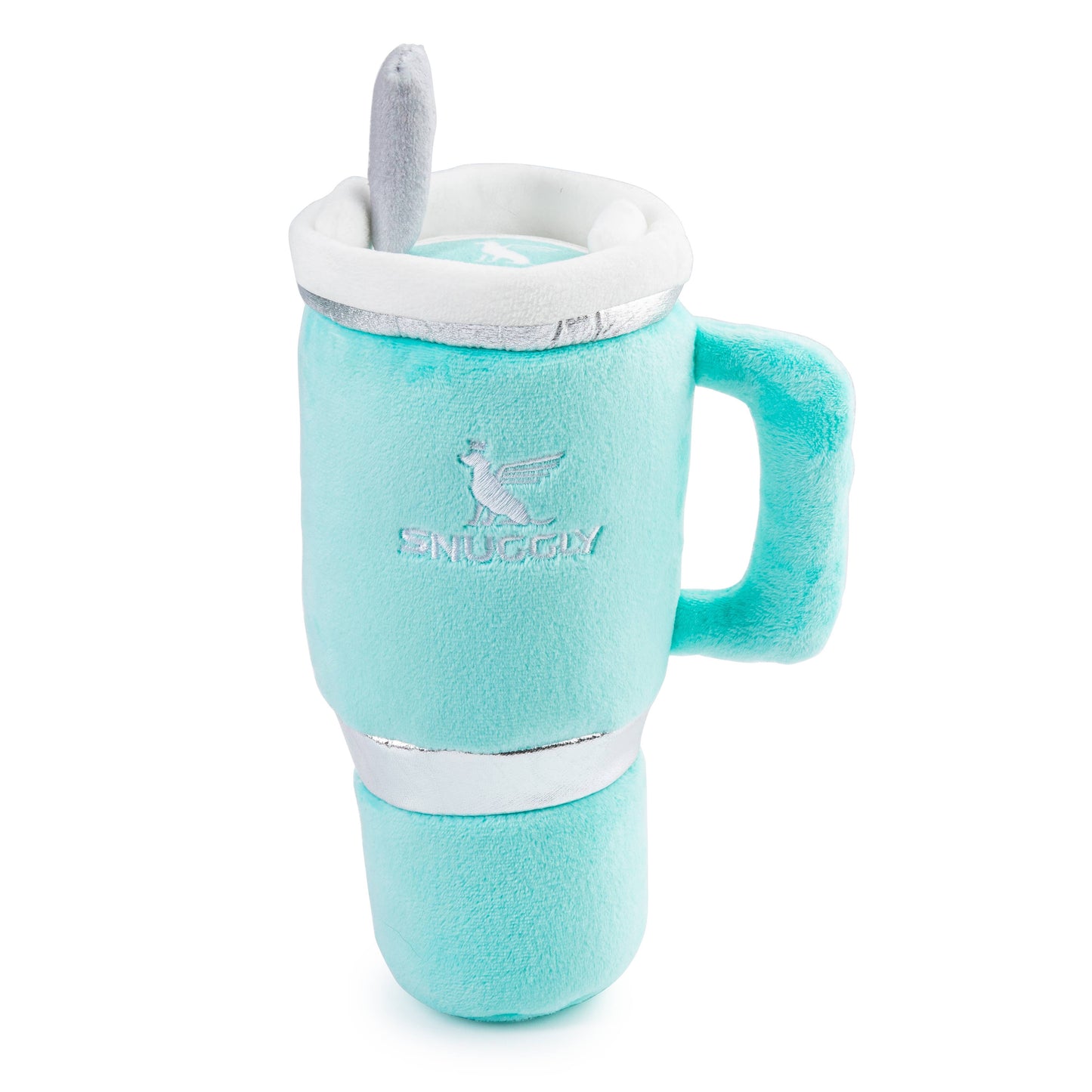 Snuggly Cup - Teal | Plush Squeaker Dog Toy