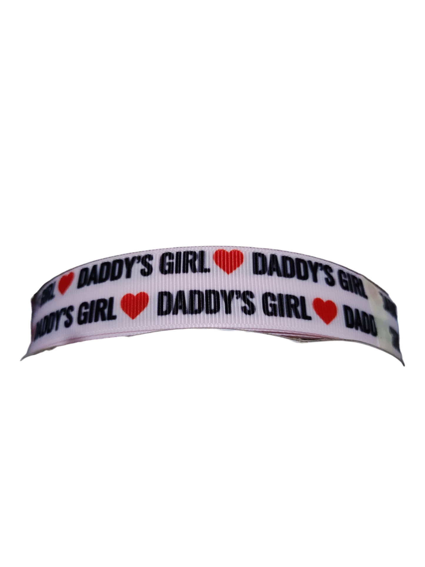 Daddy's Girl Nylon Dog Collar: Plastic Buckle / Medium