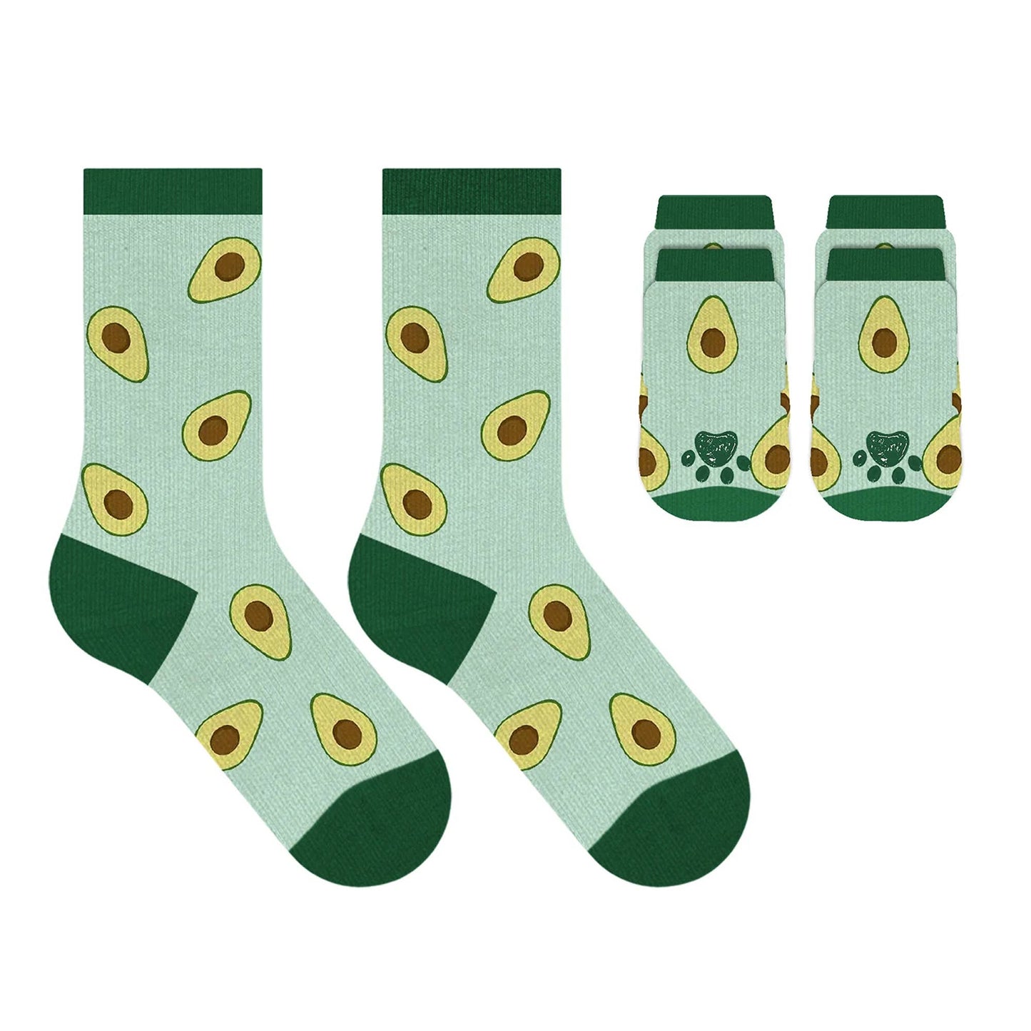 Matching Pet And Owner Fun Socks: Strawberry