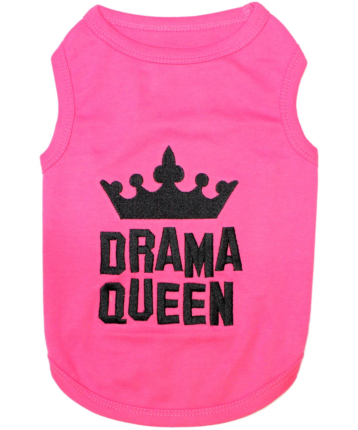 Drama Queen Dog T-Shirt – Cute & Sassy Pet Outfit for Pups: Pink / L
