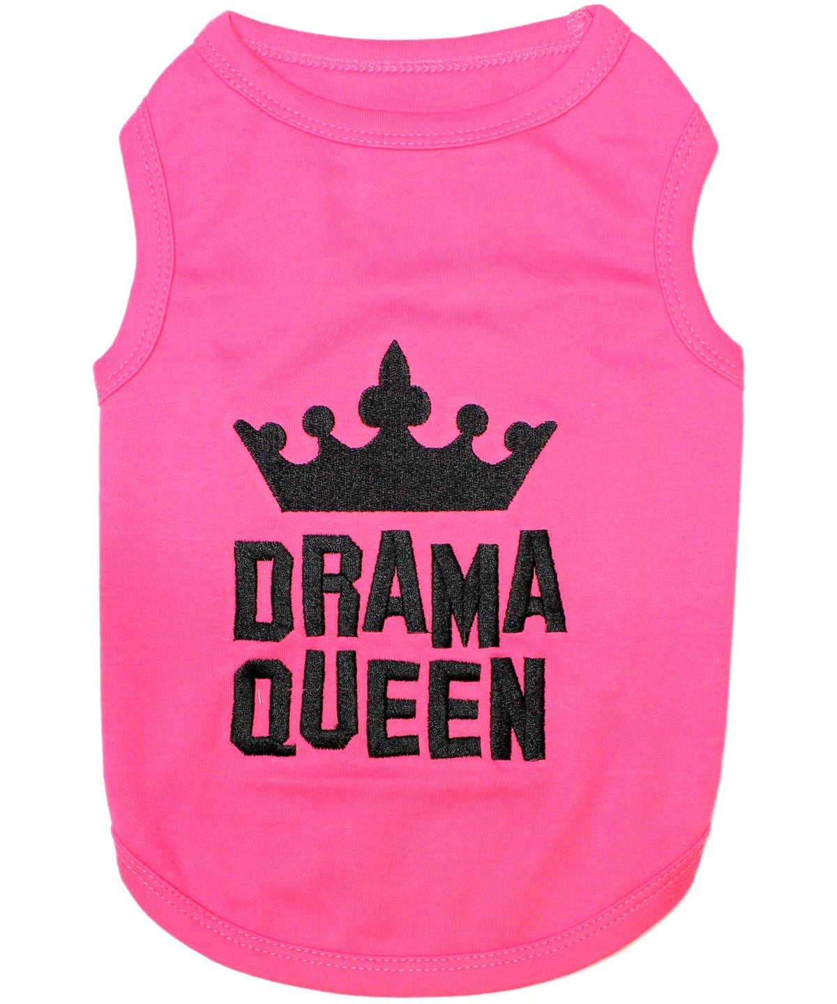 Drama Queen Dog T-Shirt – Cute & Sassy Pet Outfit for Pups: Pink / XS
