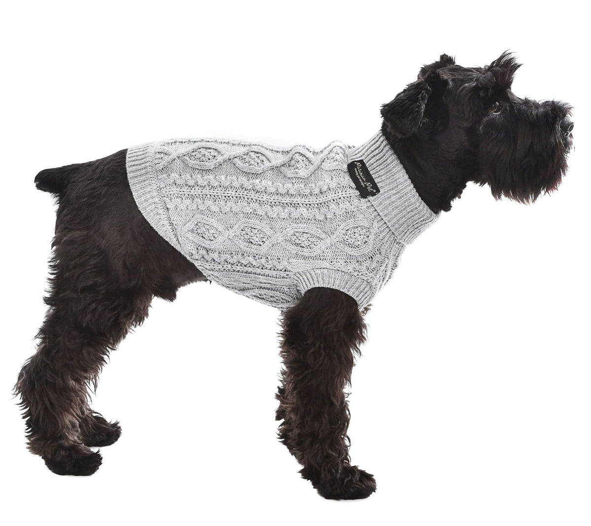 Cable Knit Sweater Cloud Gray – Perfect for Cold Weather: L