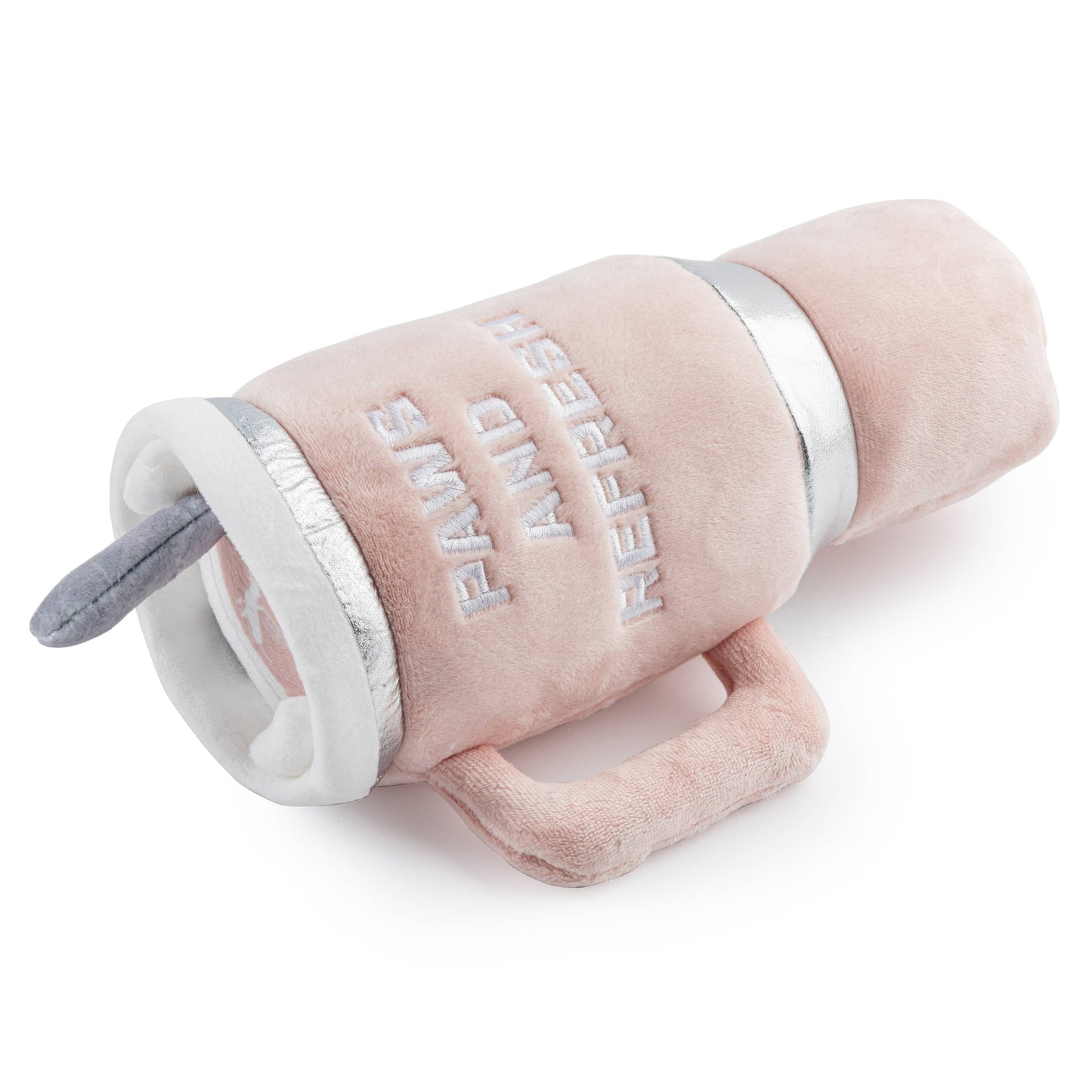 Snuggly Cup - Blush | Plush Squeaker Dog Toy