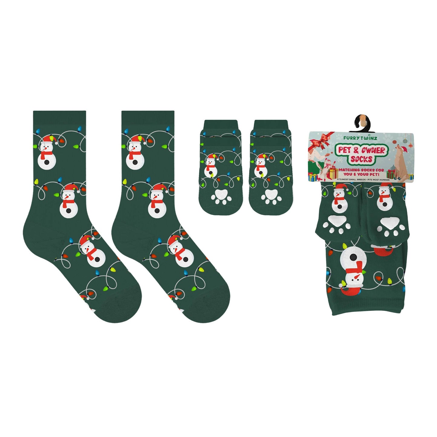 Matching Pet And Owner Fun Socks: Strawberry