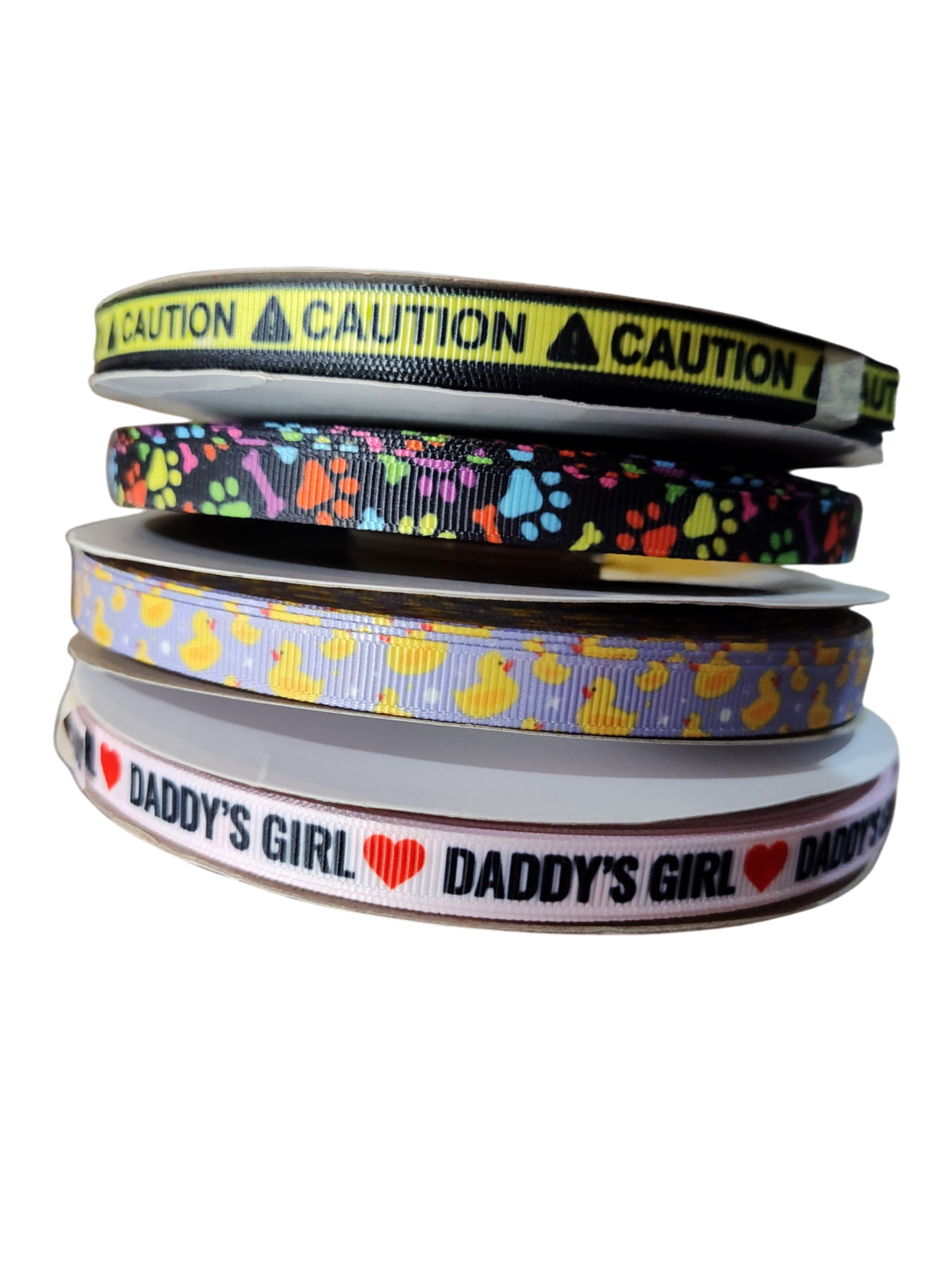 1/2" Daddy's Girl Nylon Dog Collar: Reg Buckle / XS