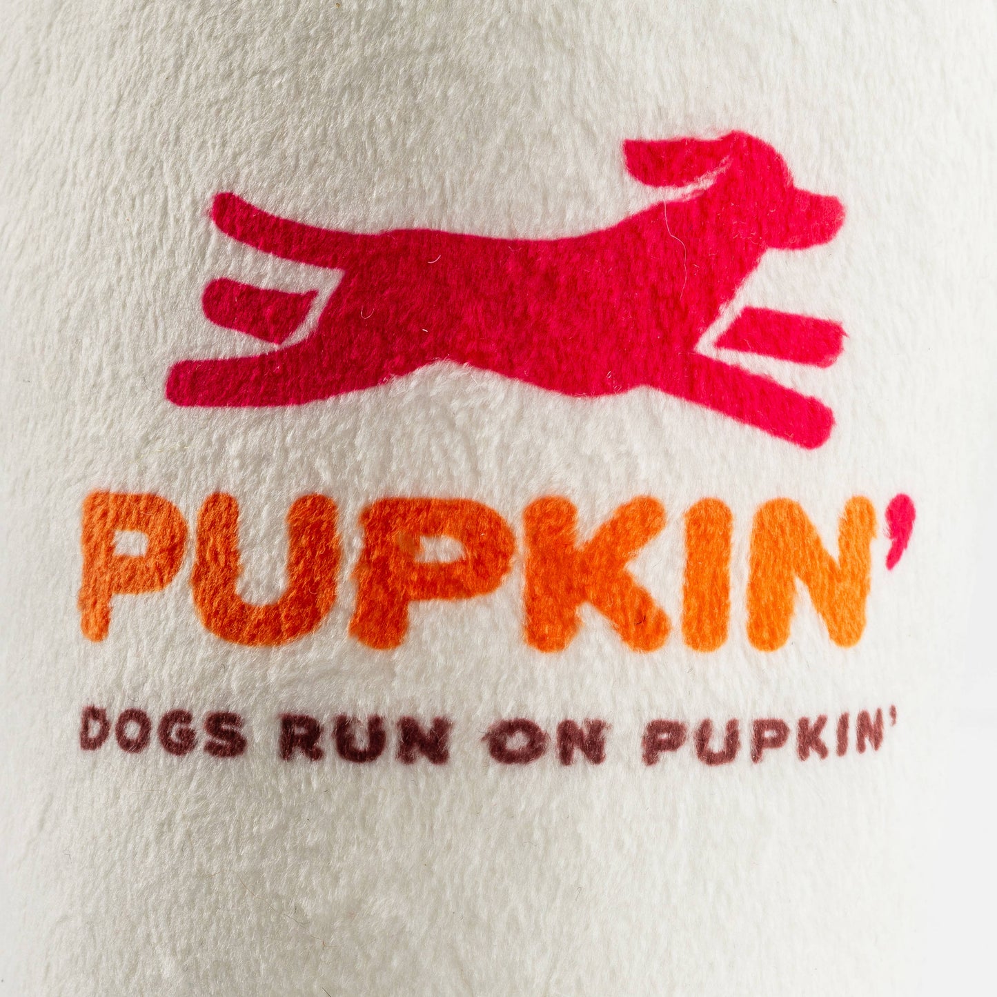 Pupkin' Donuts Hot Coffee  | Plush Squeaker Dog Toy
