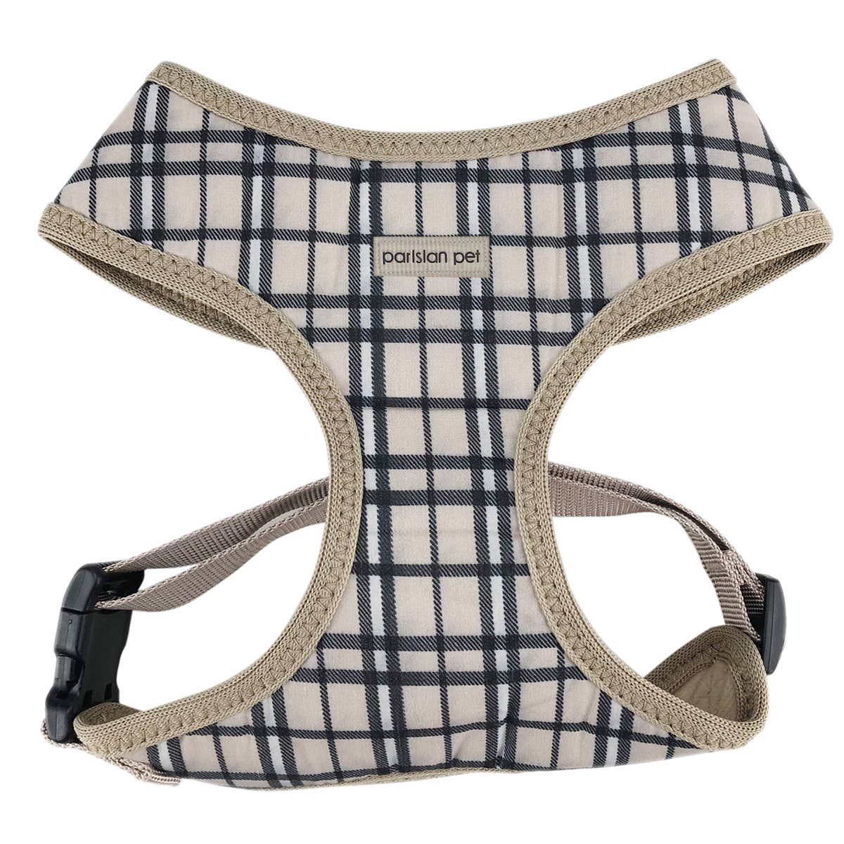 Freedom Harness Khaki Plaid – Fashionable Dog Gear: XL