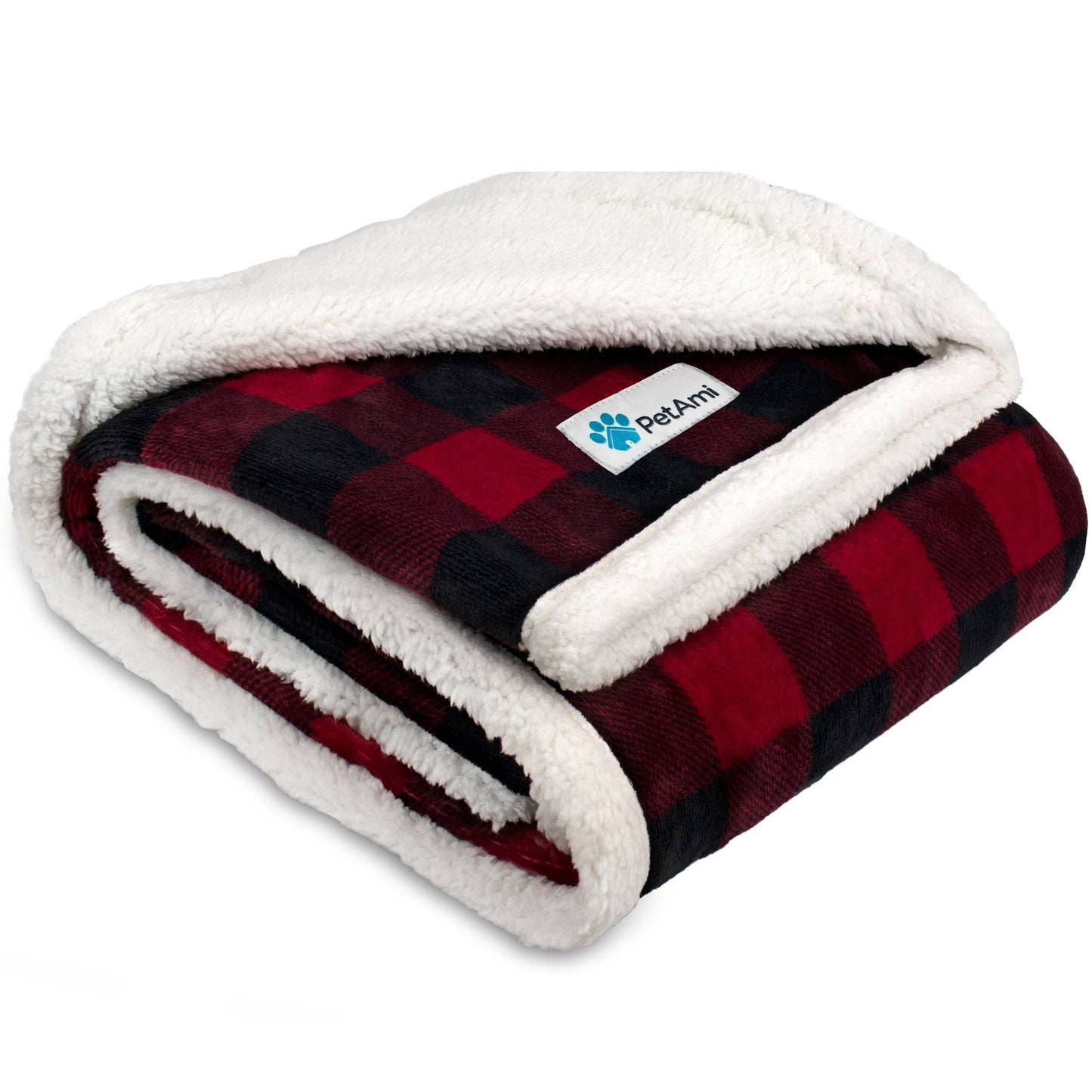 Fleece Pet Blanket: Checker Charcoal / X-Large - 60" x 80"