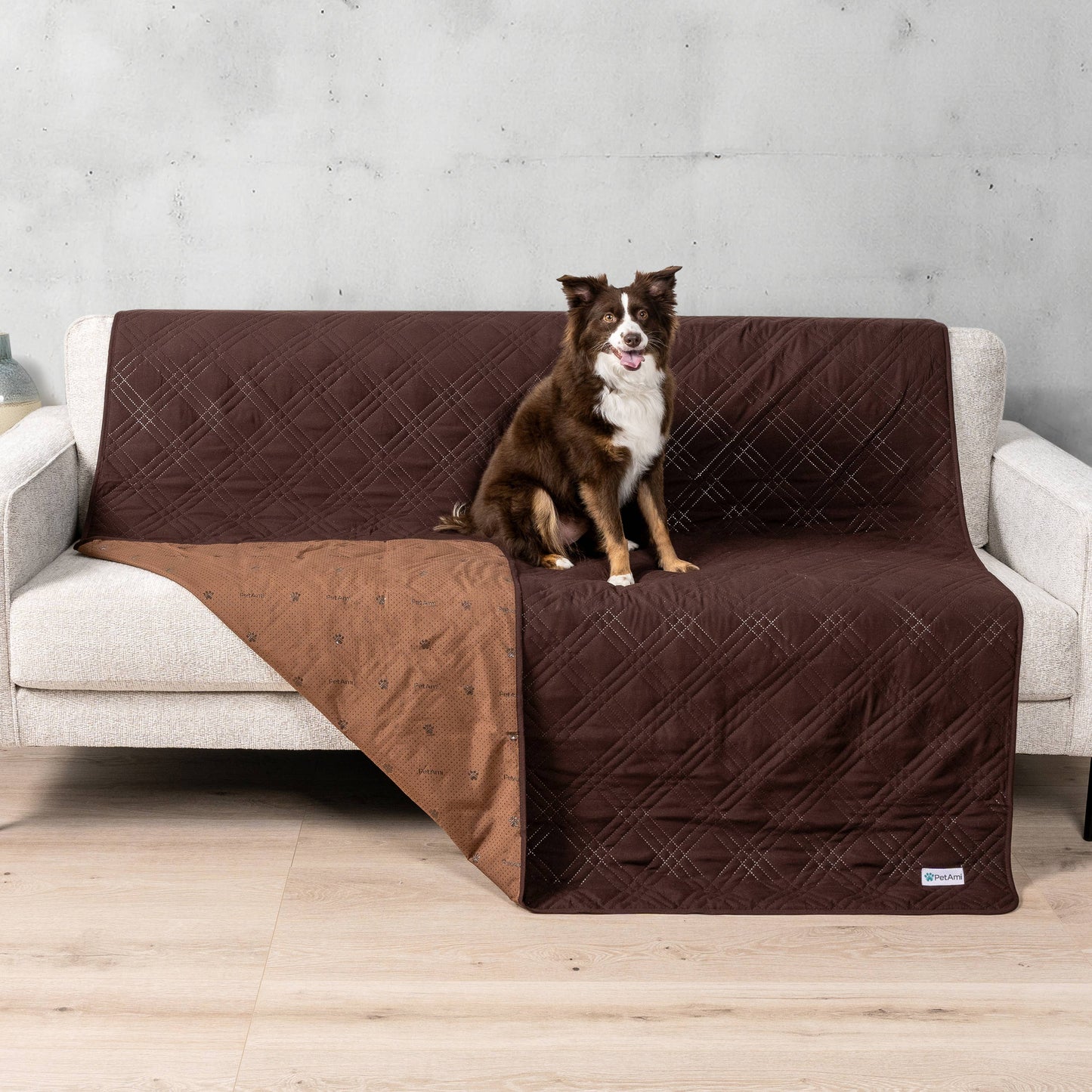 Waterproof Pet Furniture Cover Couch Protector: Charcoal / X-Large - 82" x 102"