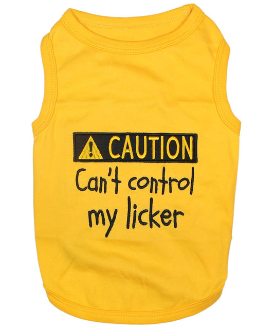 Licker Dog T-Shirt – Trendy & Humorous Pet Clothing: XS