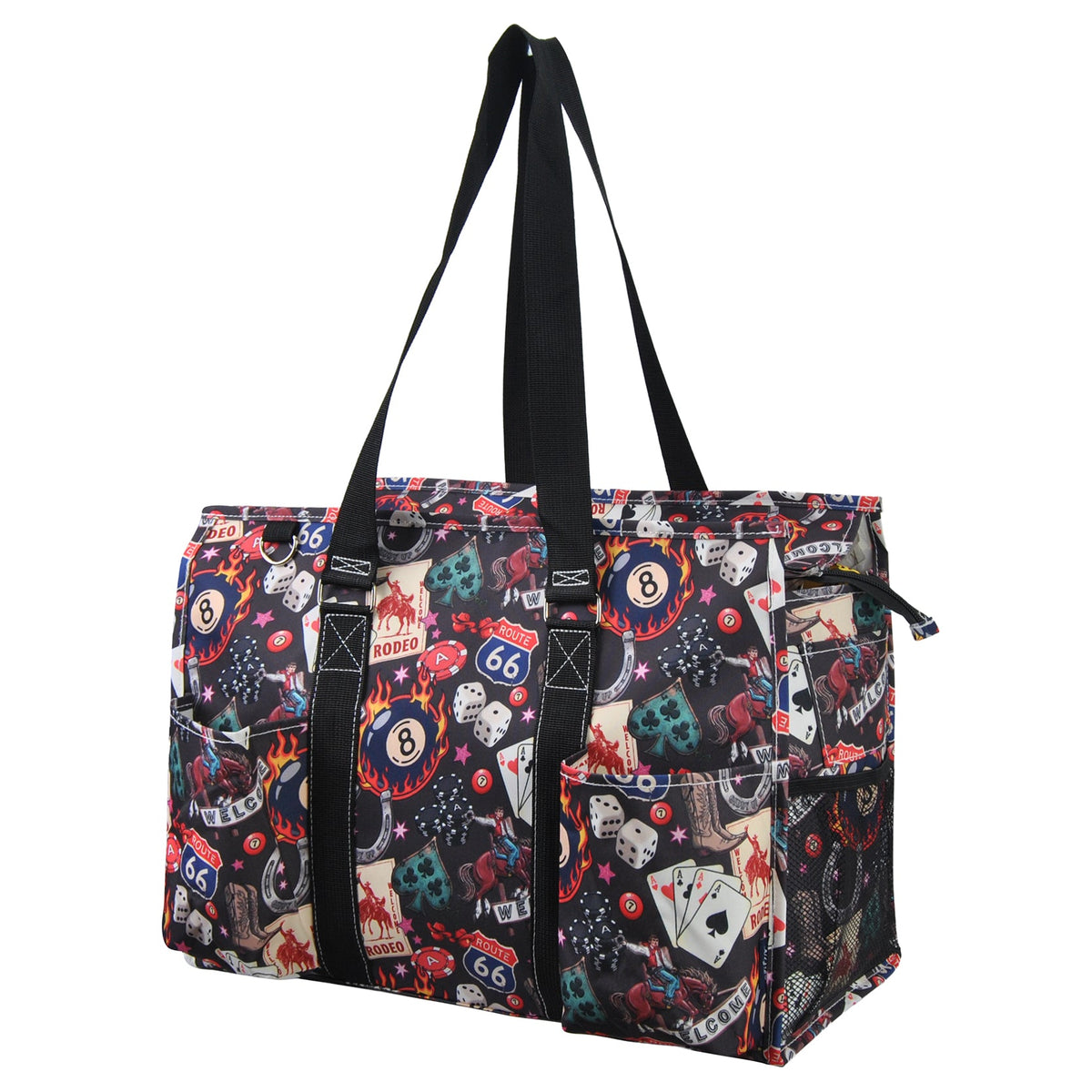 Zippered Caddy Large Organizer Tote Bag