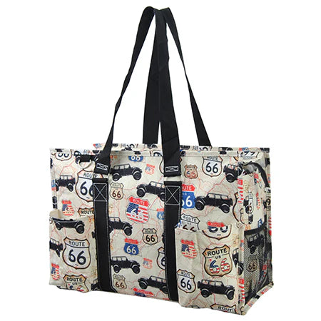 Zippered Caddy Large Organizer Tote Bag