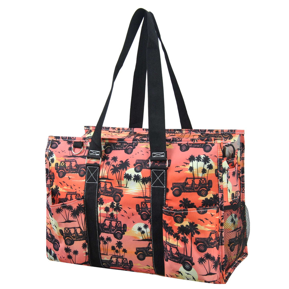 Zippered Caddy Large Organizer Tote Bag