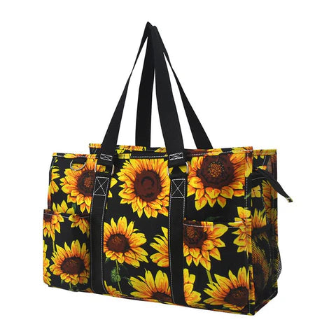 Zippered Caddy Organizer Tote Bag