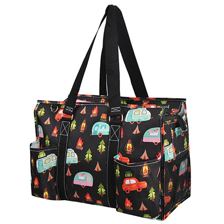Zippered Caddy Large Organizer Tote Bag