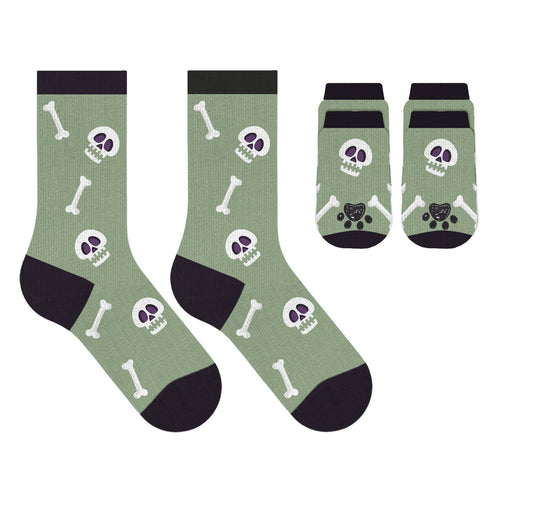 Matching Pet & Human Fun Socks - Skulls