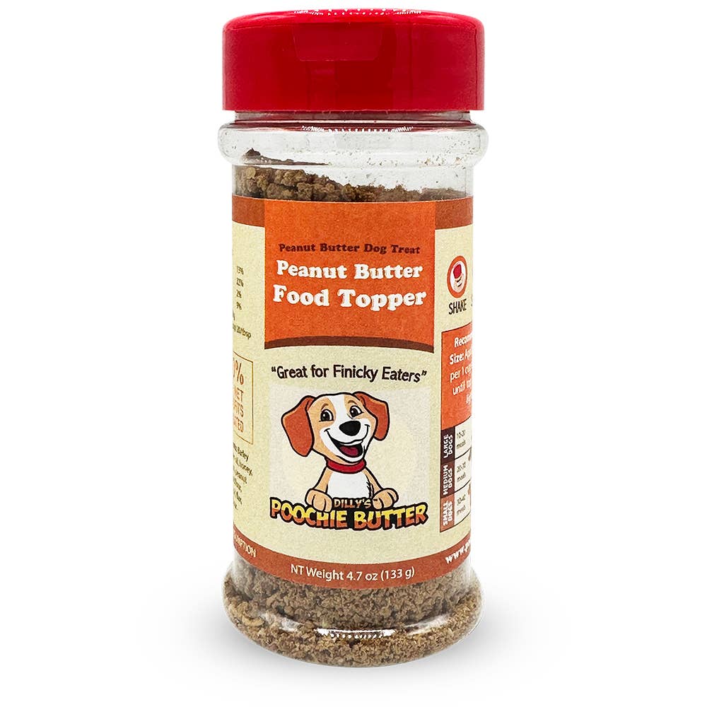 Dog Food Topper & Sprinkle Meal Enhancer 3.7oz: Cheese & Bacon