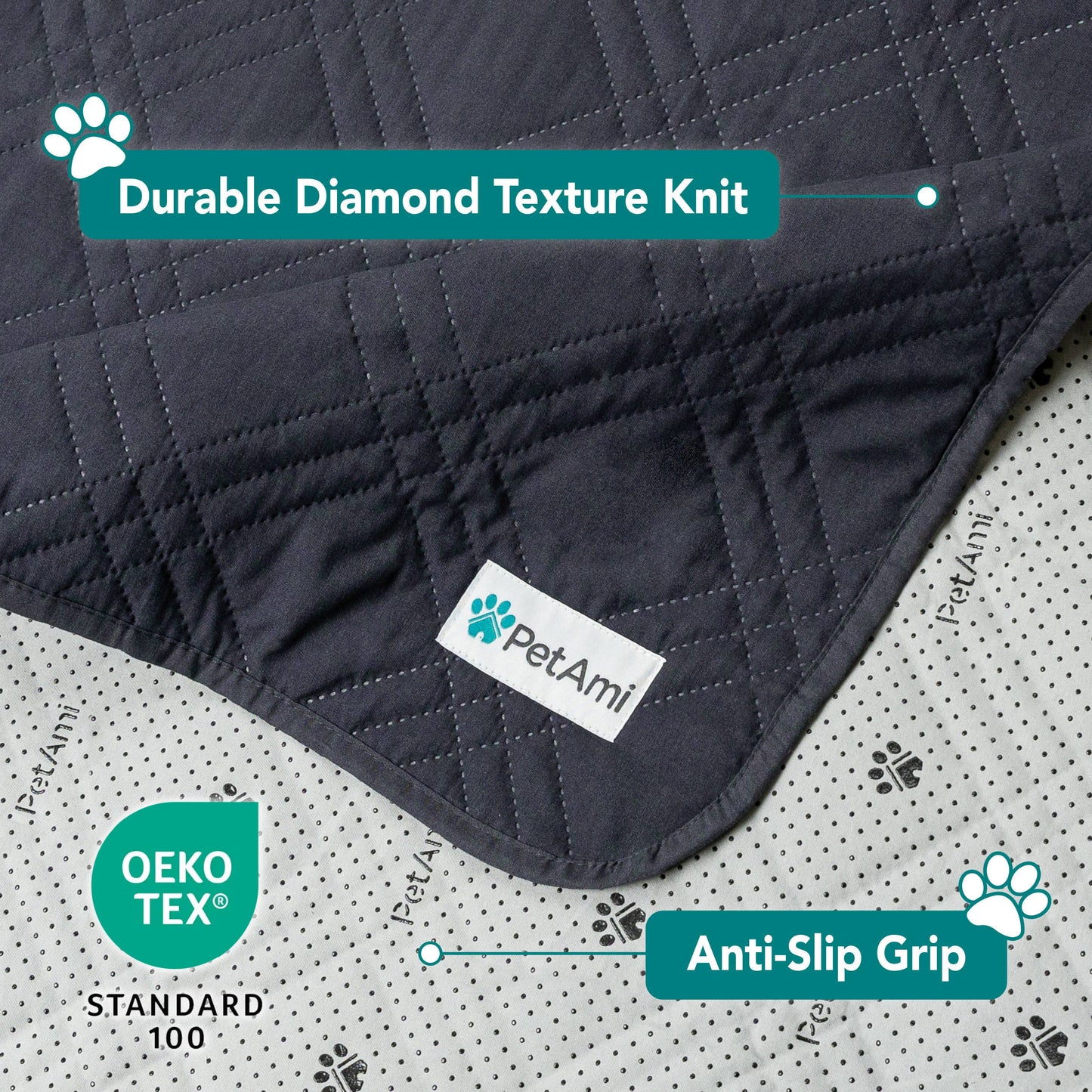 Waterproof Pet Furniture Cover Couch Protector: Charcoal / X-Large - 82" x 102"