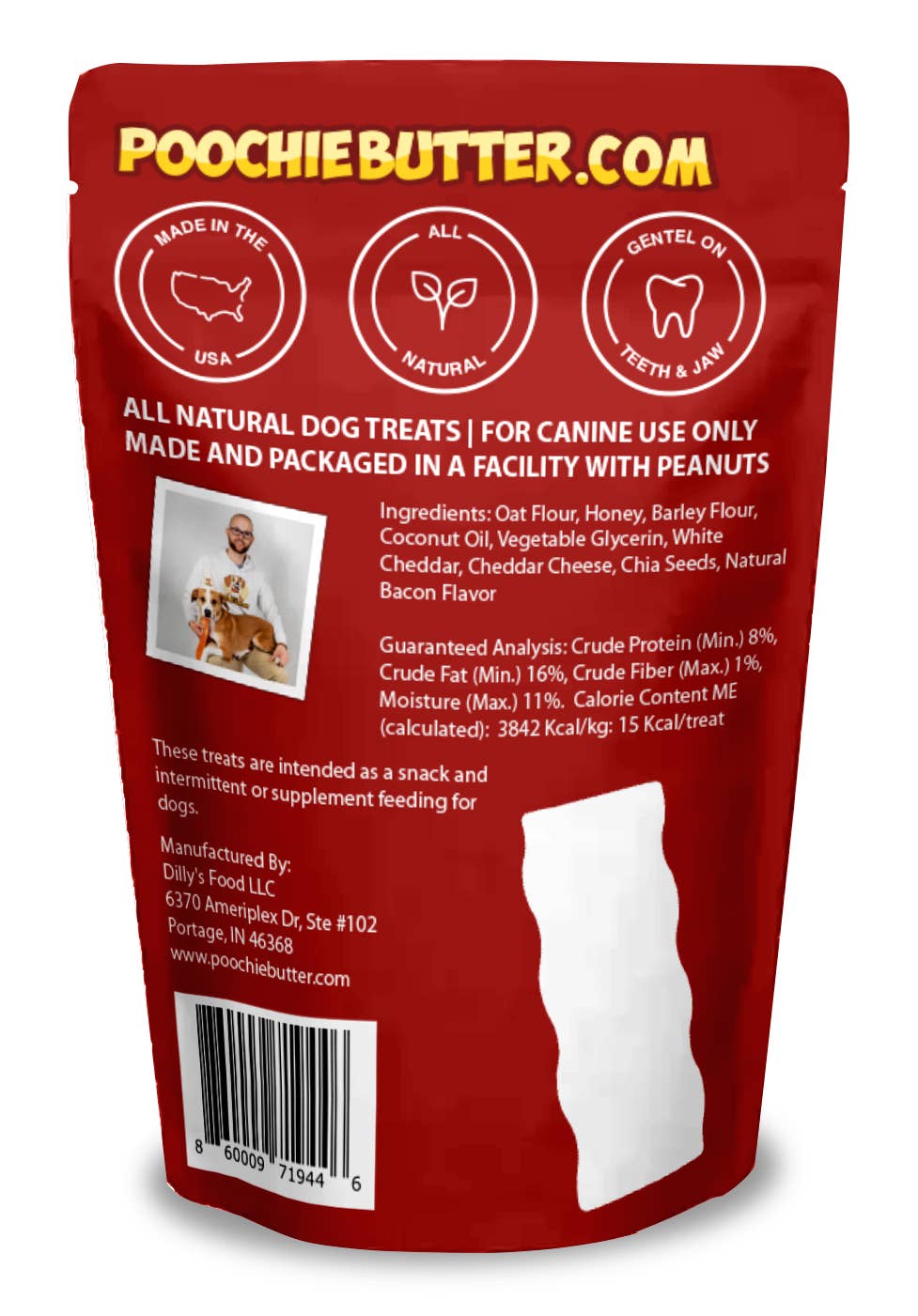 Bacon & Cheese Treats Soft & Chewy 8oz