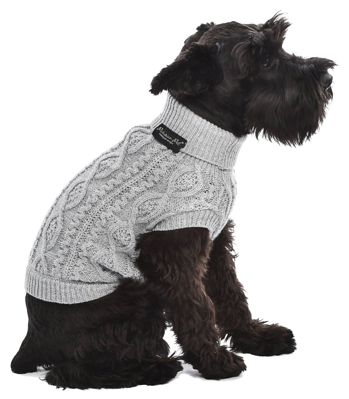 Cable Knit Sweater Cloud Gray – Perfect for Cold Weather: L