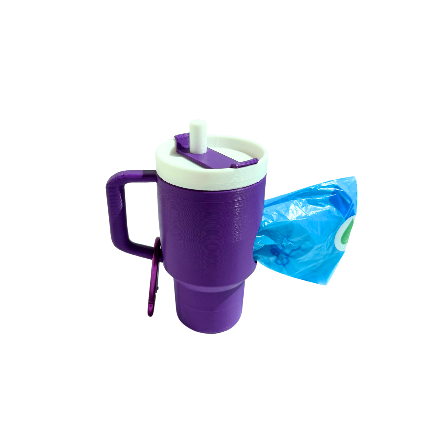 Tumbler Dog Waste Bag Holder: Blue