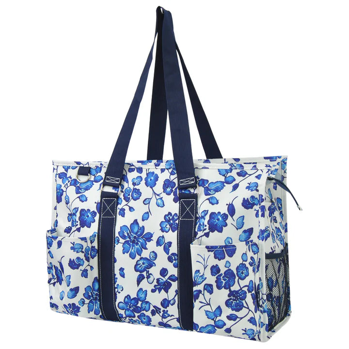 Zippered Caddy Large Organizer Tote Bag
