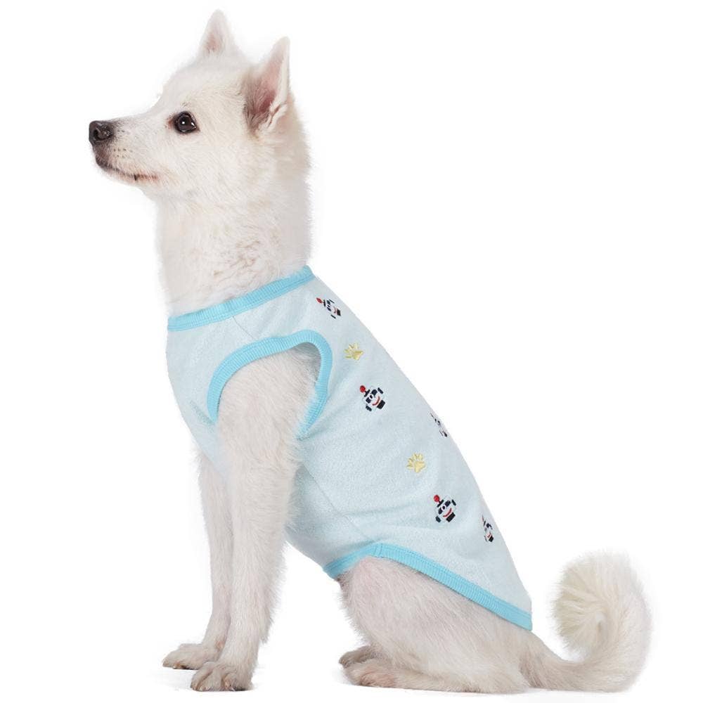 Pajamas | Affection Sleep & Play Dog Shirts, 2 Pack: Pastel Blue / 16"