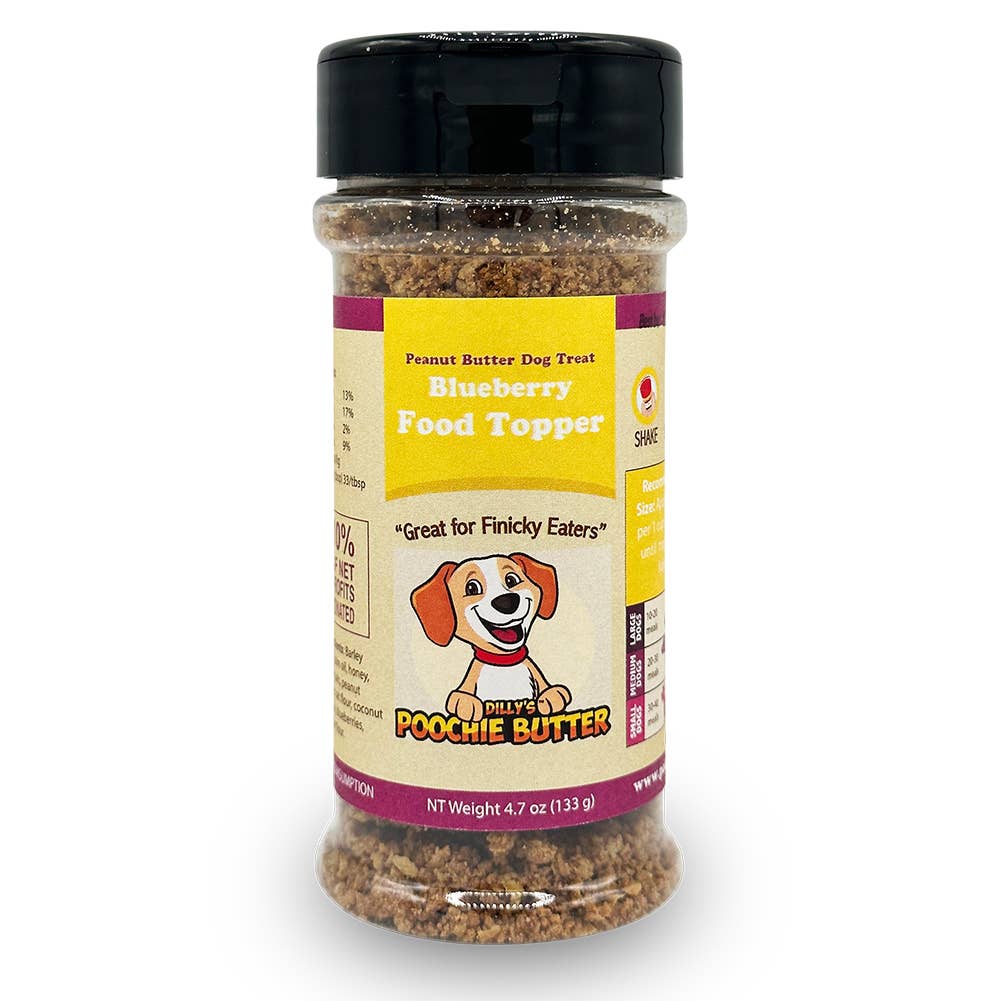 Dog Food Topper & Sprinkle Meal Enhancer 3.7oz: Cheese & Bacon