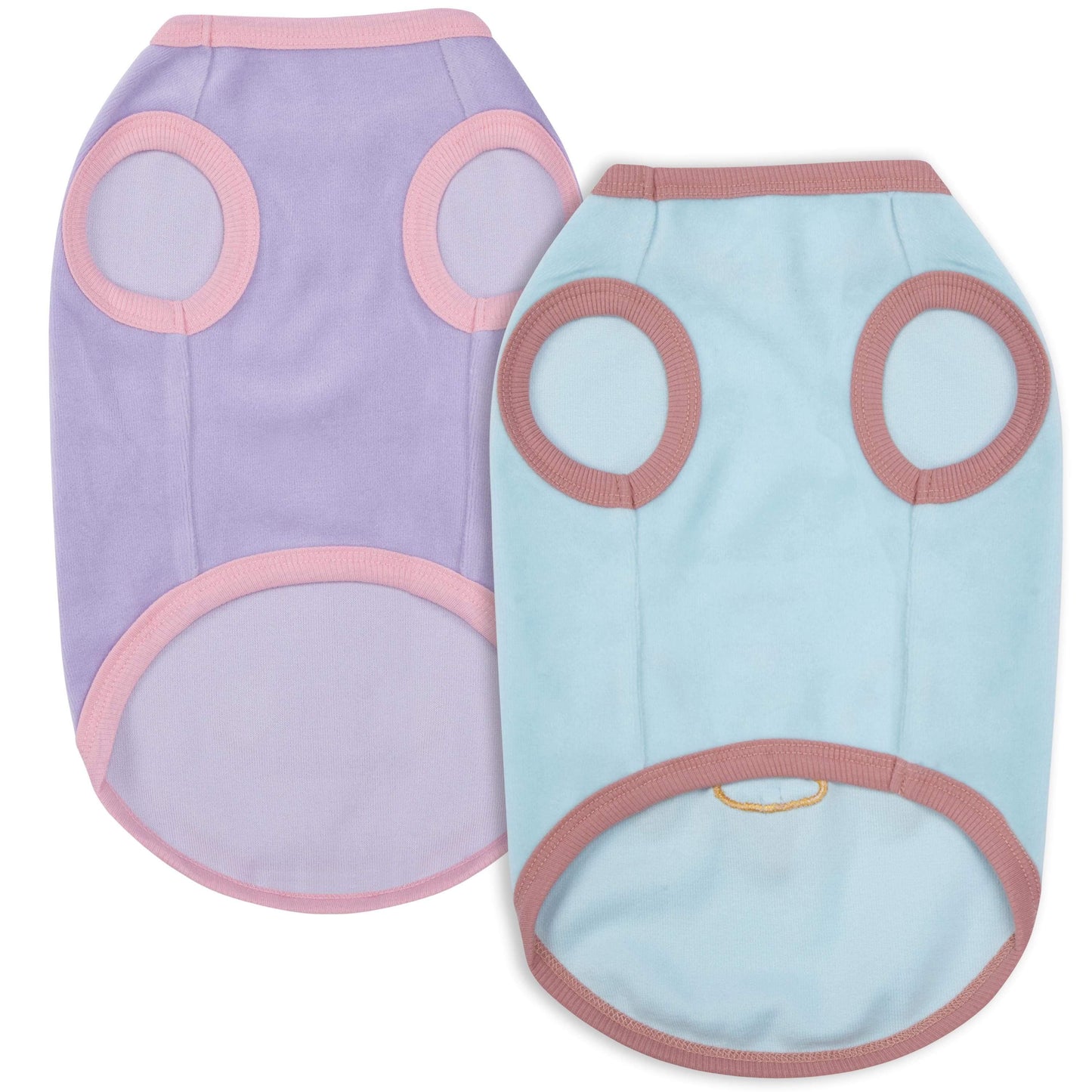 Pajamas | Summer Vacation Ice Cream Essential Dog Shirts, 2 Pack: Perfect Wardrobe / 14"