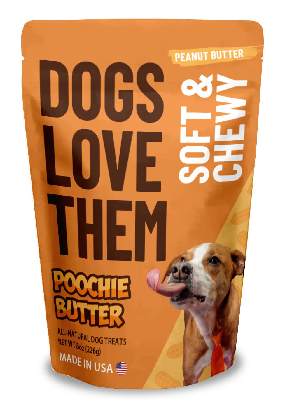 Peanut Butter Soft & Chewy Dog Treats 8oz