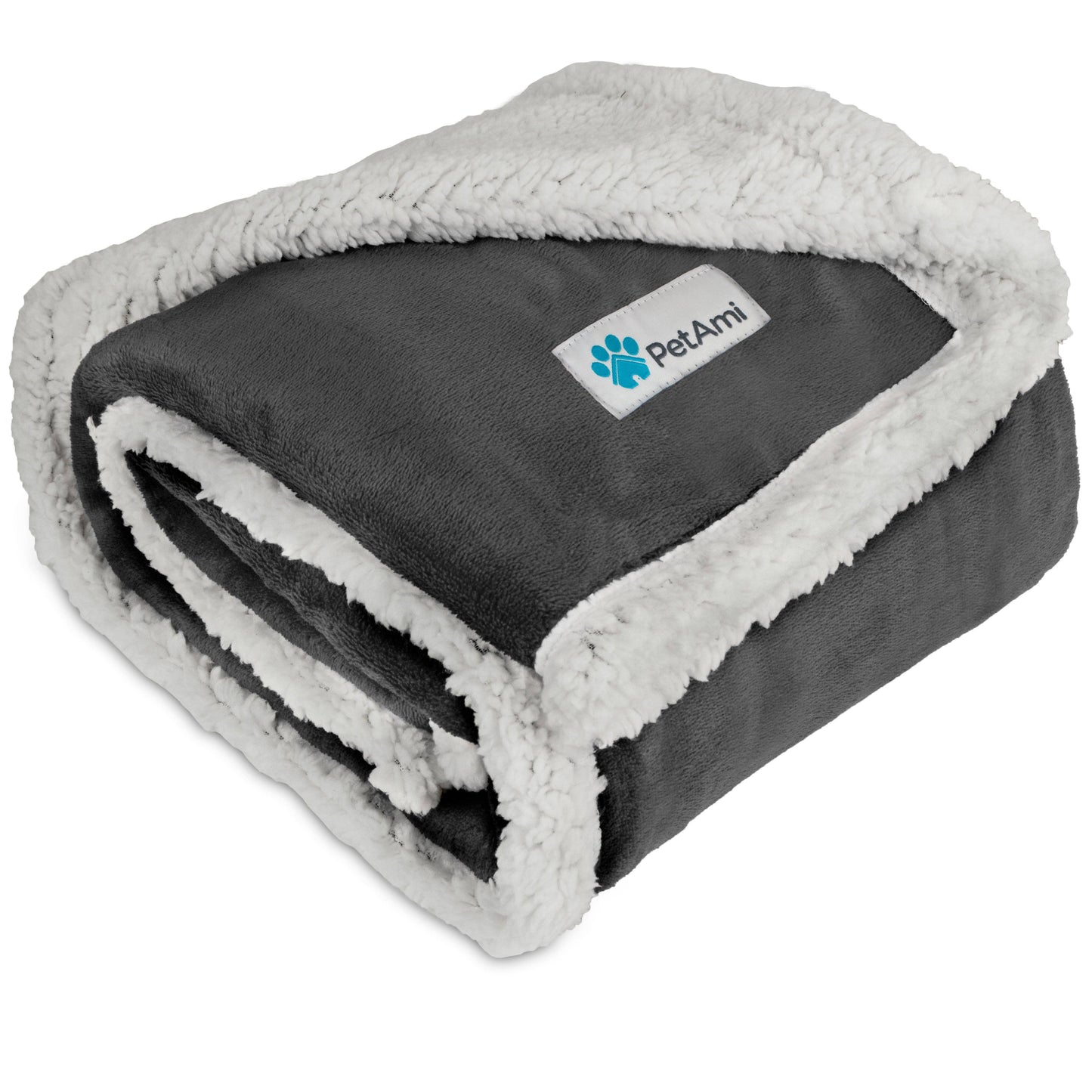 Fleece Pet Blanket: Checker Taupe / X-Large - 60" x 80"