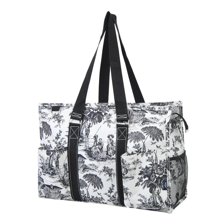 Zippered Caddy Large Organizer Tote Bag