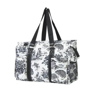 Zippered Caddy Organizer Tote Bag